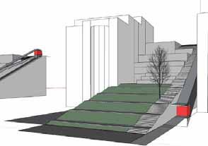 FRN utskick1 27 nov 176 av 232 Terrassparken En omgestaltning av trappan ner mot kajen ökar den visuella kopplingen med vattnet