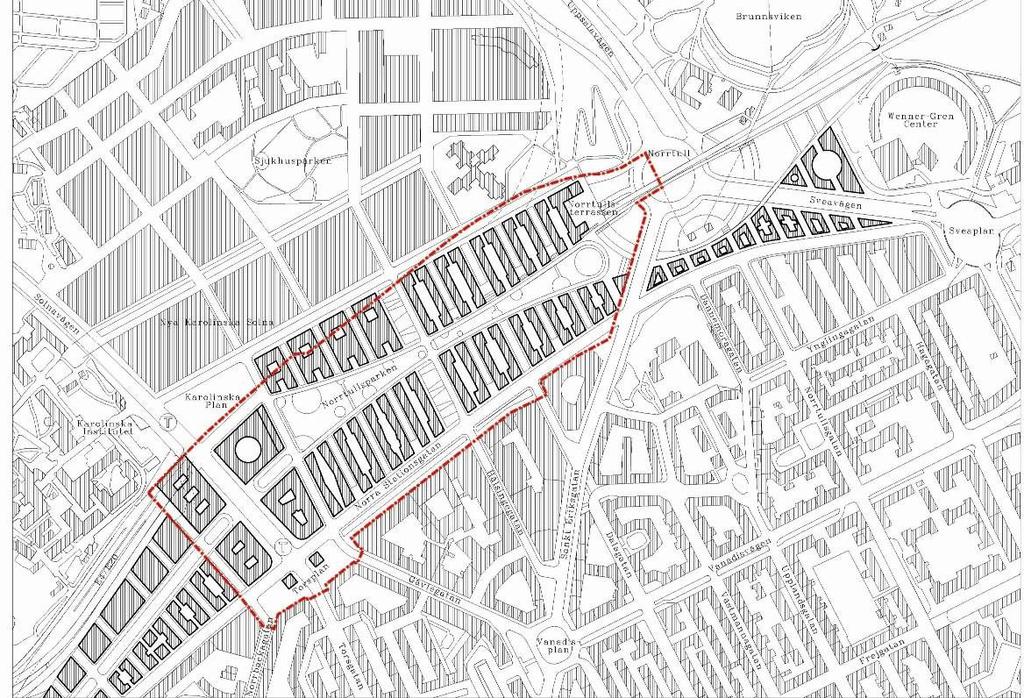 2 (18) S-Dp 2009-02013-54 Torn markeras Solnavägens möte med den historiska staden. Stockholms siluett får därmed ett nytt karaktäristiskt landmärke.