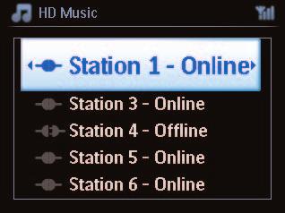 På en station som redan är parad med ett Center. a Tryck MENU. b Välj Installation mode. > Stationen övergår till automatiskt installationsläge.