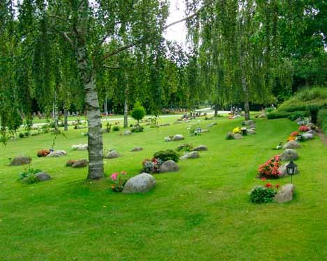 Kyrkogården kännetecknas idag av sin parkliknande miljö med stora träd. Västra Kyrkogården Norra Kyrkogården började bli fullbelagd på 1880-talet.