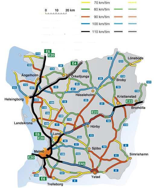 Resultatet av de nya hastighetsgränserna inverkan på säkerheten är en tydlig förbättring av säkerhetsnivåerna.