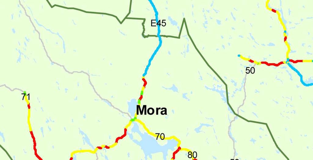 Resultatet av hastighetens inverkan är att det inte skett några större förändringar.