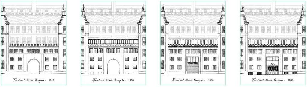 Magasinsbyggnaden Magasinsbyggnaden ritades av Theodor Bergen på AB Industribyrån, med