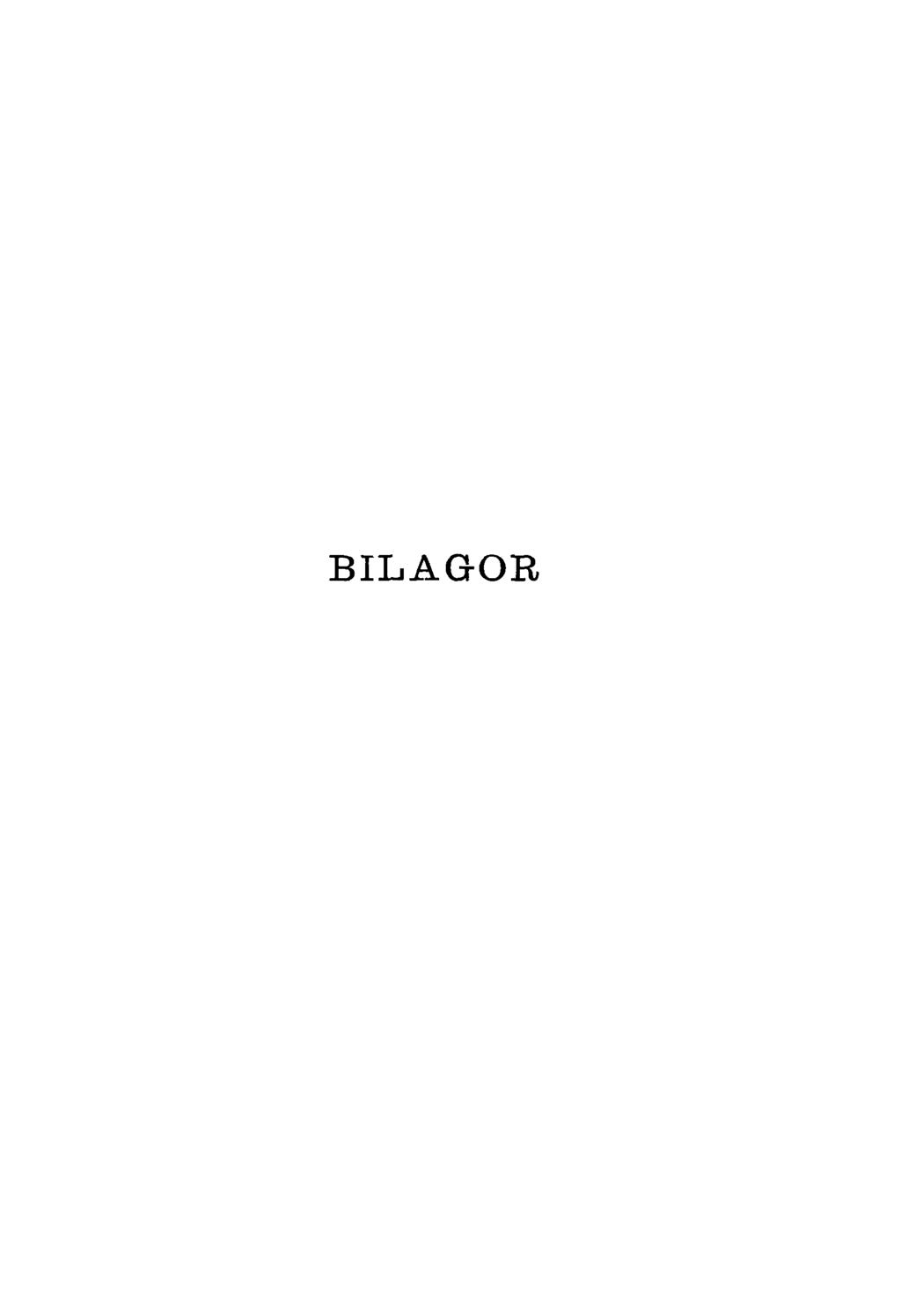 BILAGOR