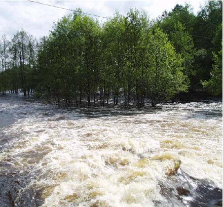 Ökad tappning till Göta älv från Vänern Dagens maxflöde Q= 1030 m3/s och havsnivå 0 respektive + 0,5m Framtida flöde Q= 1400 m3 /s och höjd havsnivå + 0,5 m Nivåer i Göta älv för olika kombinationer