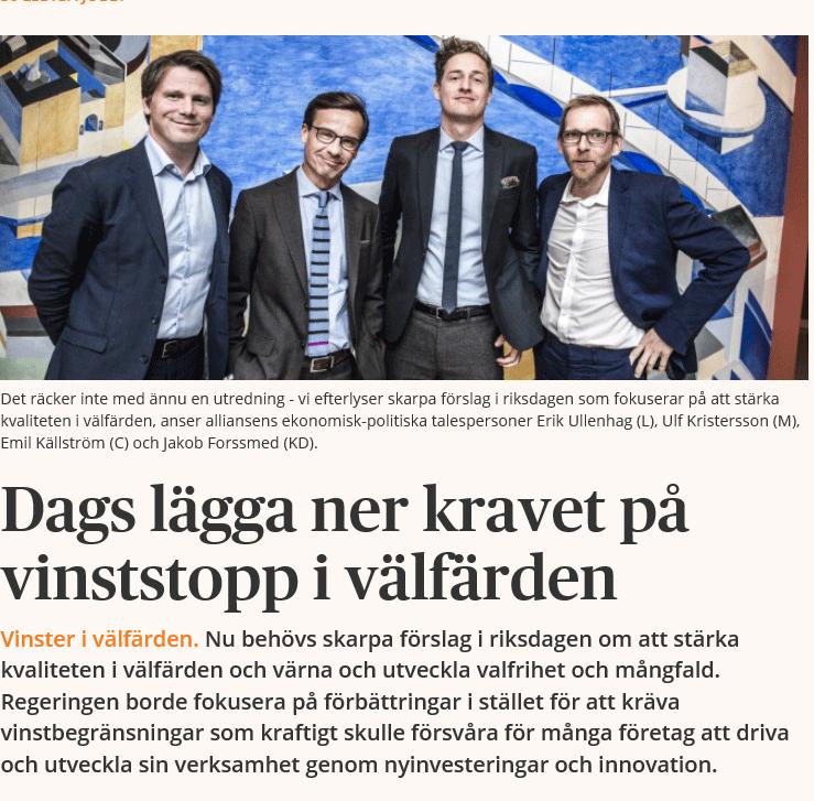 Dags att lägga ned vinststopp i