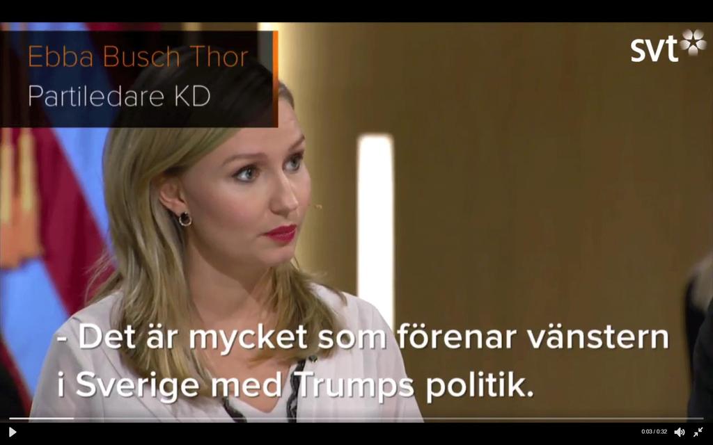 SVT Opinion om USA-val, vinst i