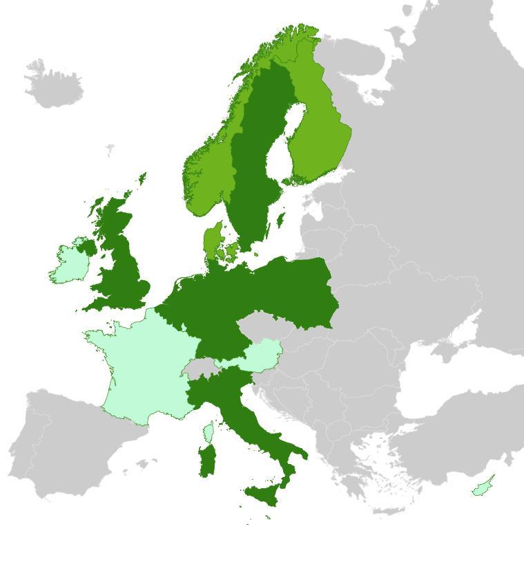 RenoValue: ett verkligt Europaprojekt Översikt av RenoValue projektet Medlemsländer (UK/DE/NL/PL/IT/BE/SE) Länder