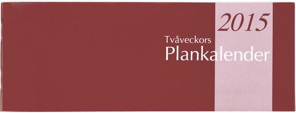 8501360 Tvåveckors Plankalender-1360 Två veckor