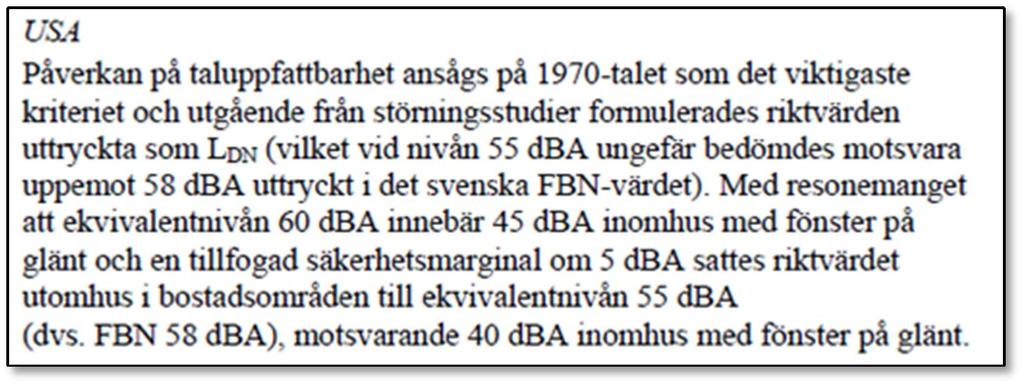 Följande text är tagen ur Boverkets skrift: Faktaunderlag - flygbuller i planeringen