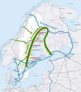 2.5.5. Övriga utredningar TEN-T (Transeuropeiska transportnätet) Norrbotniabanan, Ådalsbanan och Ostkustbanan (samt för godstransporter Godsstråket genom Bergslagen och Norra stambanan) ingår som