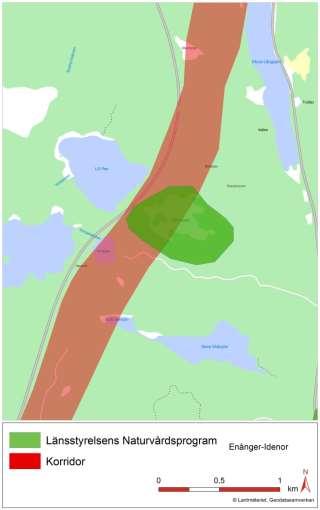 Delångersån är av stort värde som lekvatten för havsvandrande fisk och vattendraget utgör riksintresse för naturvård, se figur 4.6-1 ovan.