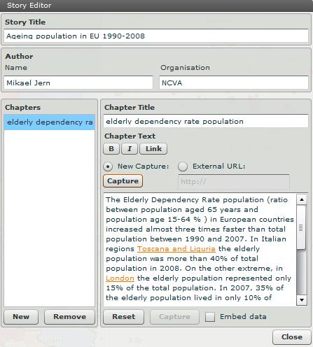 Step 3 Statistics explorer