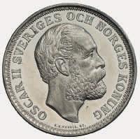 Alexandria. Medaljen överlämnades år 1884.