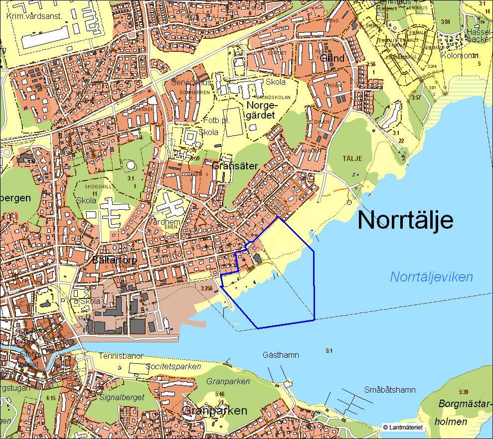 SAMRÅDSFÖRSLAG 2010-03-10 UTSTÄLLNINGSFÖRSLAG 2011-03-21, rev. 2012-09-21 ANTAGANDEHANDLING Detaljplan för fastigheten Tälje 3:51 m fl i Norrtälje stad enligt ÄPBL Dnr 08-10259.
