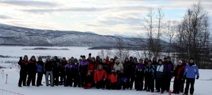 PROFESSIONELLT OCH FAMILJÄRT Kundträffar i den norrländska fjällvärlden ett populärt avbrott i vardagen.