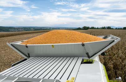 Med volymer på upp till 11000 liter, visar LEXION kapacitet och flexibilitet kompletterat av många andra fördelar.