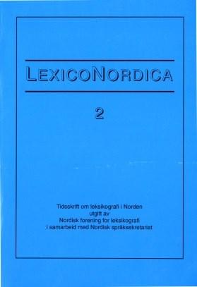 LexicoNordica Titel: Forfatter: Målspråkets verbkonstruktioner i en tvåspråkig produktionsordbok Ilse Cantell Kilde: LexicoNordica 2, 1995, s. 19-31 URL: http://ojs.statsbiblioteket.dk/index.