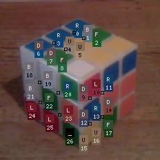 3.5 Femte kuben Den femte kuben liknar den fjärde men har en beige bottenfärg (färgen på kuben mellan etiketterna.