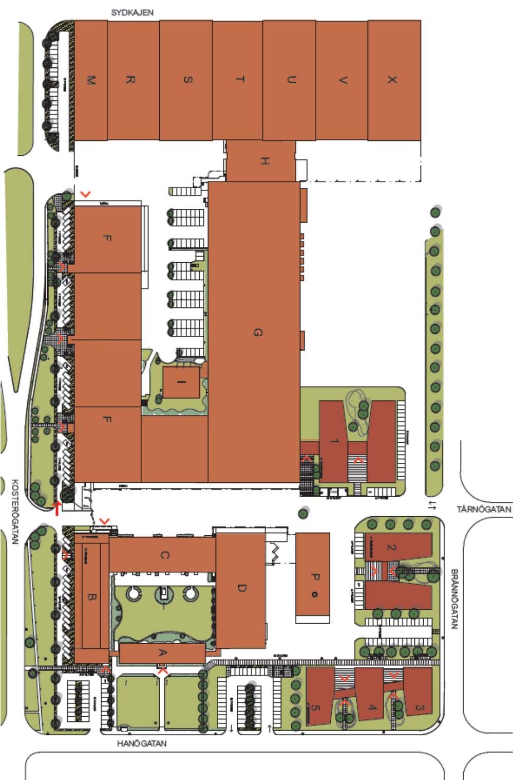 PLANFÖRSLAG BEBYGGELSESTRUKTUR Illustrationsplan, Tema arkitekter 2014-11-18.