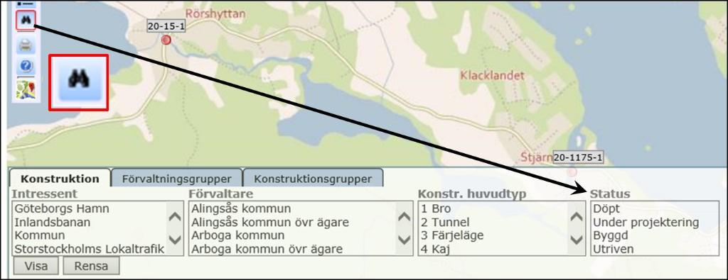 3 - Värt att känna till om BaTMan-kartan Konstruktioner kan koordinatsättas dels via dopet (Allmänna uppgifter) dels via passager.