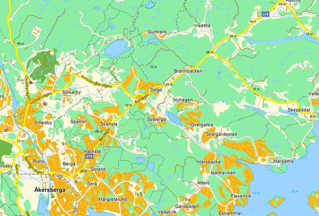 uppdaterat den 31 maj 2016, sid 5(16) 2 Inledning Denna PM Trafik innebär en justering utifrån en önskad ökning av exploateringsgraden från tidigare angivet 0,2 till 0,4 i snitt för hela