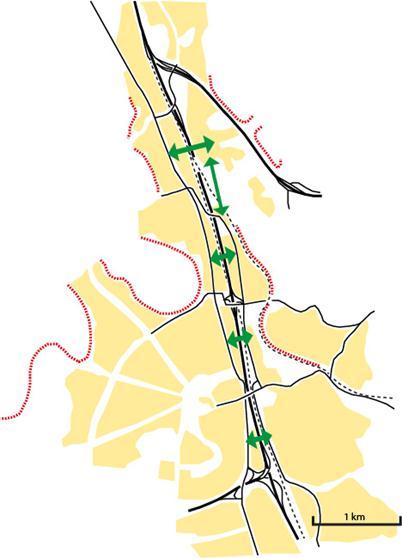 FÖP MÖLNDALSÅNS DALGÅNG GENOMFÖRANDE - TRAFIK Planområdet (Mölndalsåns dalgång med omnejd) I takt med översiktsplanens genomförande skall gatunätet utvecklas och kompletteras för förbättrad