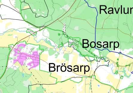 Brösarps station ligger norr