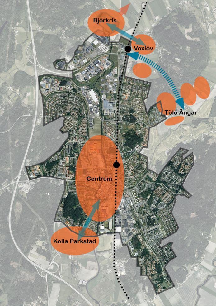 Expansion i Kungsbacka stad 50% ökning av bostadsbyggandet Från 500 till 7-800