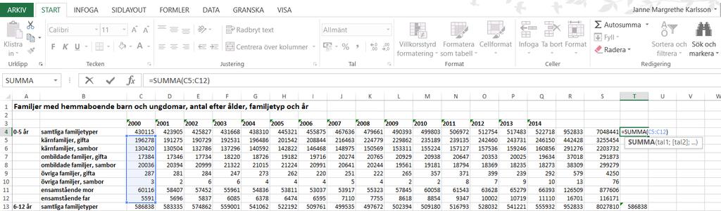 Metod och analys, 7.5hp 7 o Beräkningar av kohorter En ålderskohort är alla barnen i en åldersgrupp, t.ex. 0-5 år.