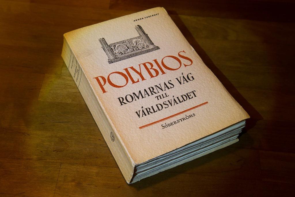 Polybios verk påträffades i ett undanskymt antikvariat i den lilla stationsorten Karis i södra Finland. Boken var ouppskuren. Foto: Kai Ingman/Bokebacken, 17.3.