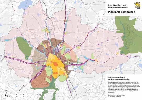 Mark- och vattenanvändning Plankartan för hela kommunen, för staden och för