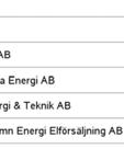 Tabell 20 Tio bäst rankade fasta 1