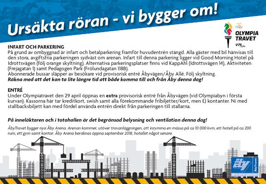 Sponsor VIP HUVUDENTRÉN: Entrékssorn - tr betlkort. Kss endst kontntbetlning. Entrépris 0 kr (under 8 år fri entré).