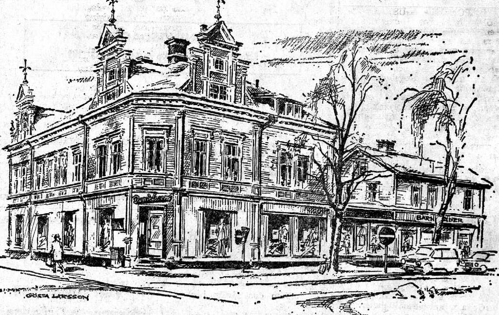 5 1917 förvärvade Ludvig Danielsson fastigheten på Storgatan 55 Huset byggdes 1895 för Grosshandlare Johan