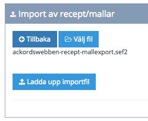 sef vid import av mallar från från ackcent ).