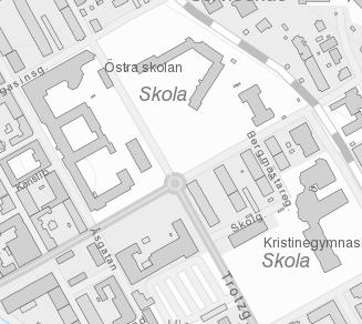 Institutioner Exempel: Länsstyrelsen, Kristinegymnasiet, Landstinget. Institutionsmiljöer är uppbyggda kring en specifik verksamhet.