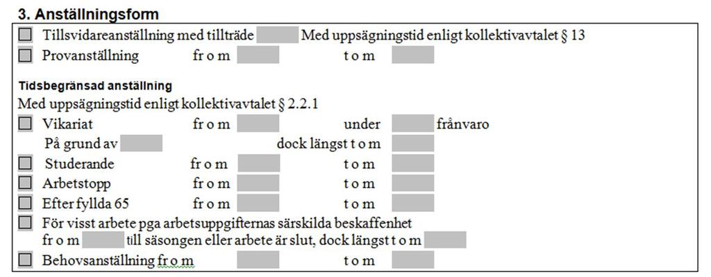 Anställningsformer