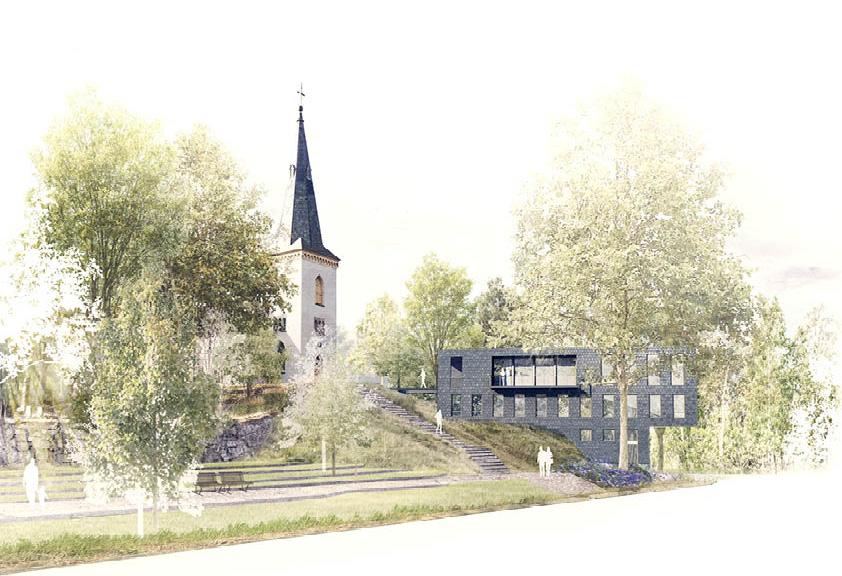 FÖRSAMLINGSHEM OCH ASKGRAVLUND Svenska kyrkan i Göteborg bygger nytt församlingshem samt askgravlund vid Askims kyrka.