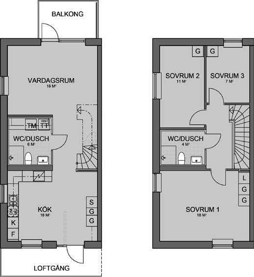 Hyllie Townhouse 4 rum och kök, 101 m² N ägenhet: 08 AA RÄND ORIENTERIN Hyllie Townhouse 4 rum och kök, 101 m² N ägenhet: 09 AA RÄND