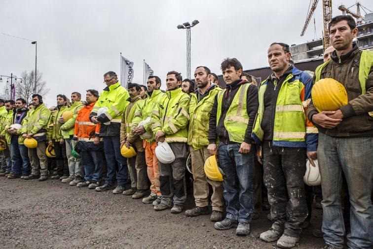 7. Stand down Aktivitetsansvarig: Trafikverket Genomföra Stand down på Trafikverkets större byggarbetsplatser en gång per år i samarbete med branschen.