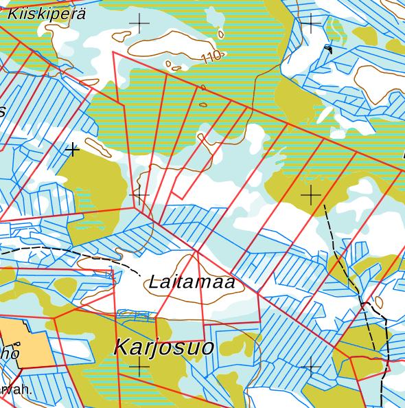 Lägenhetens skogsmarksareal från den förhandsifyllda skattedebetsedeln Vid uträkningen av skogsgåvoavdraget används lägenhetens skogsmarksareal enligt beskattarens uppgifter.