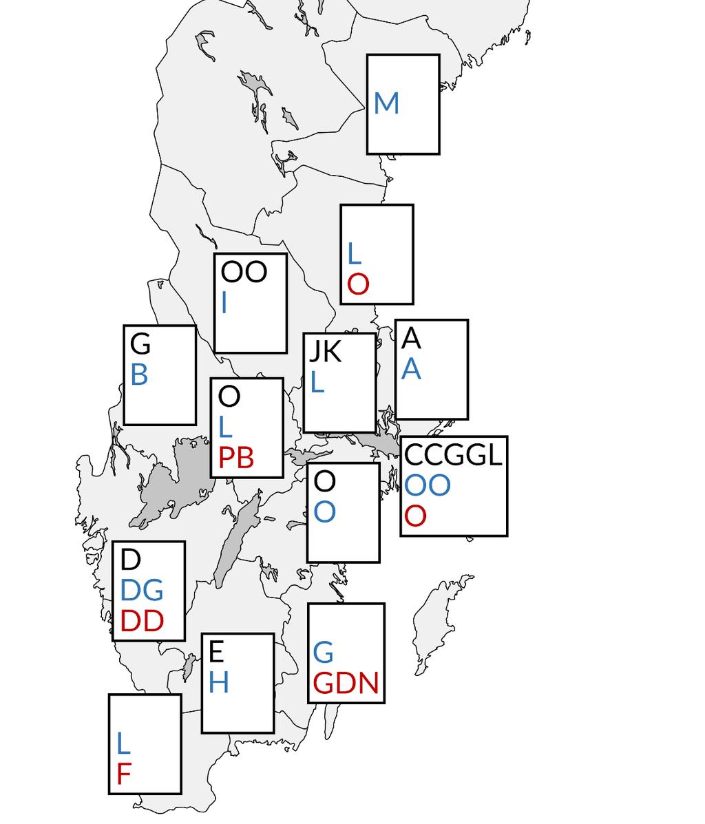 Regionalitet - Matchande sekvenstyper mellan djur och människor inom regioner - Begränsad regionalitet överlag - Jämför med