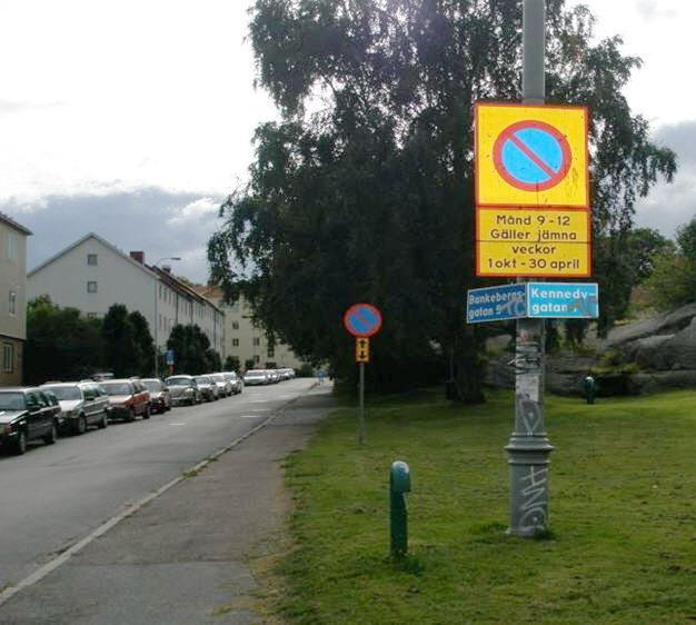 Parkering i Sandarna
