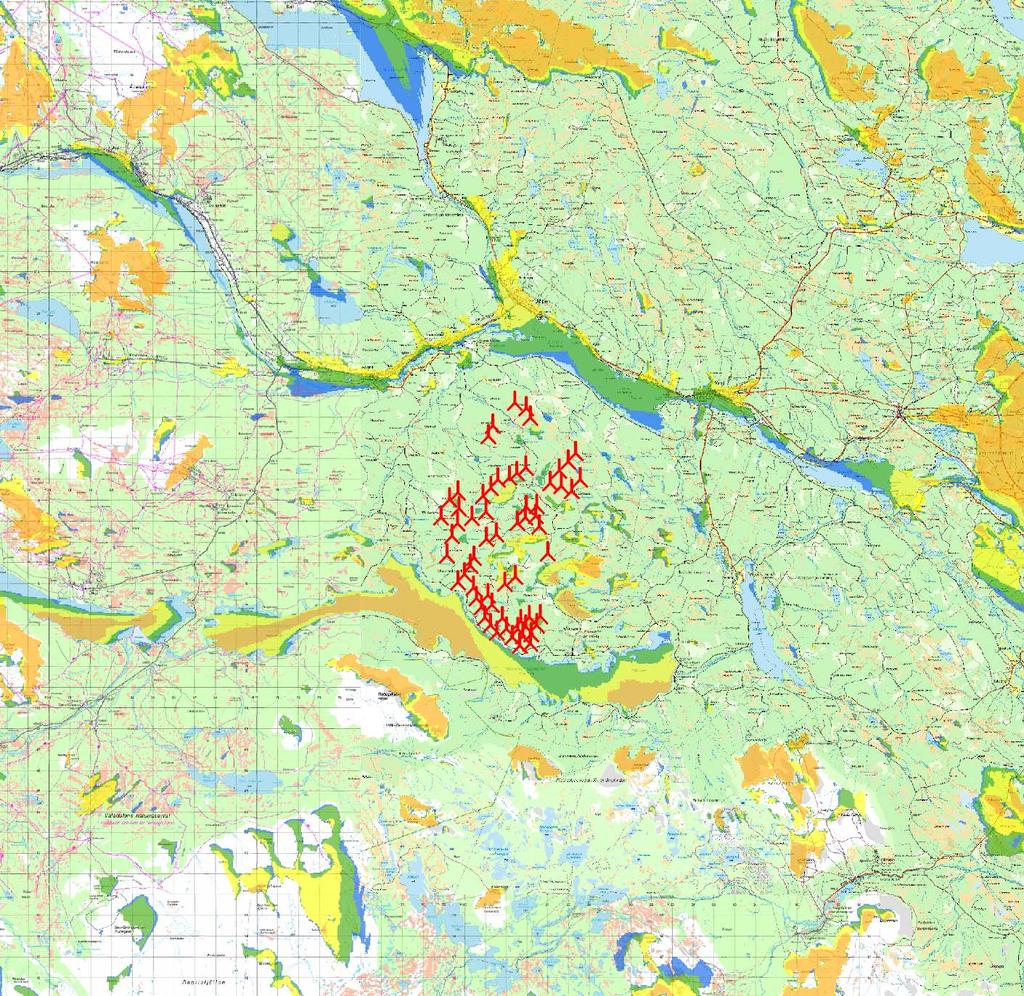 Åre Trillevallen 10 Undersåker Hedmans 11 9 7 8 6 Järpen Strandgården 5 Mörsil Verk som tas bort Mattmar 4 1,2,3 Fotomontage JP Vind AB okt 2009.