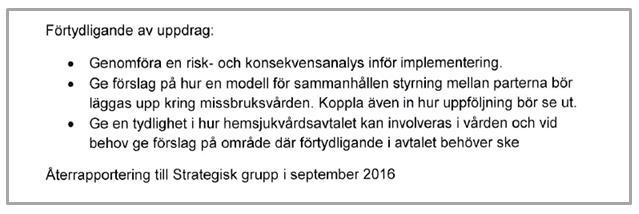 Strategisk grupp mottar redovisningen från Taktisk grupp Missbruk och beroende (bilaga 2.1) och beslutar enligt förslag (beslut 1-4).