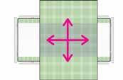 Maxi Elastic Fit har öppning i varje hörn för växeltrycksmadrass. 2D Double Glidytan är placerad på ena sängsidan passar antingen dubbel eller king size säng.