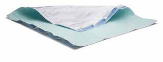 Draglakanet placeras på glidlakanet och används vid förflyttning från sida till sida, men motverkar att man glider ner i sängen.