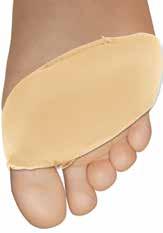 Fotskydd Fot- och tåskydd Fotbladsskydd med gelkudde Ett skydd som träs på foten för att minska friktion och tryck under fotbladet. Gelkudden gör det mer komfortabelt för dig om foten ömmar.