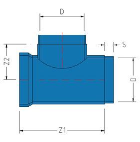 2500 / 2500 3200 1500 1054988 T-rör 90 DN1 200 250 315 400 500 DN2 Uponor nr Uponor nr Uponor nr Uponor nr Uponor nr 200 1051477